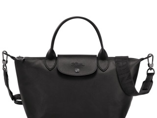 sac-a-main-longchamp-le-pliage-cuir