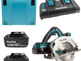 scie-circulaire-makita-18v-avec-2-batteries-et-chargeur