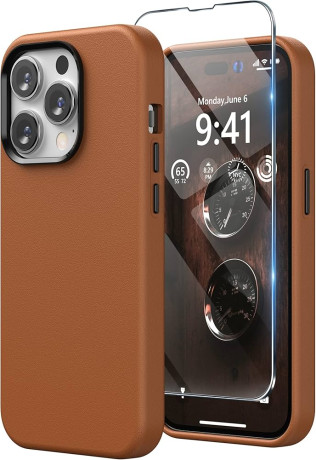 coque-en-cuir-premium-pour-iphone-14-pro-max-marron-big-0